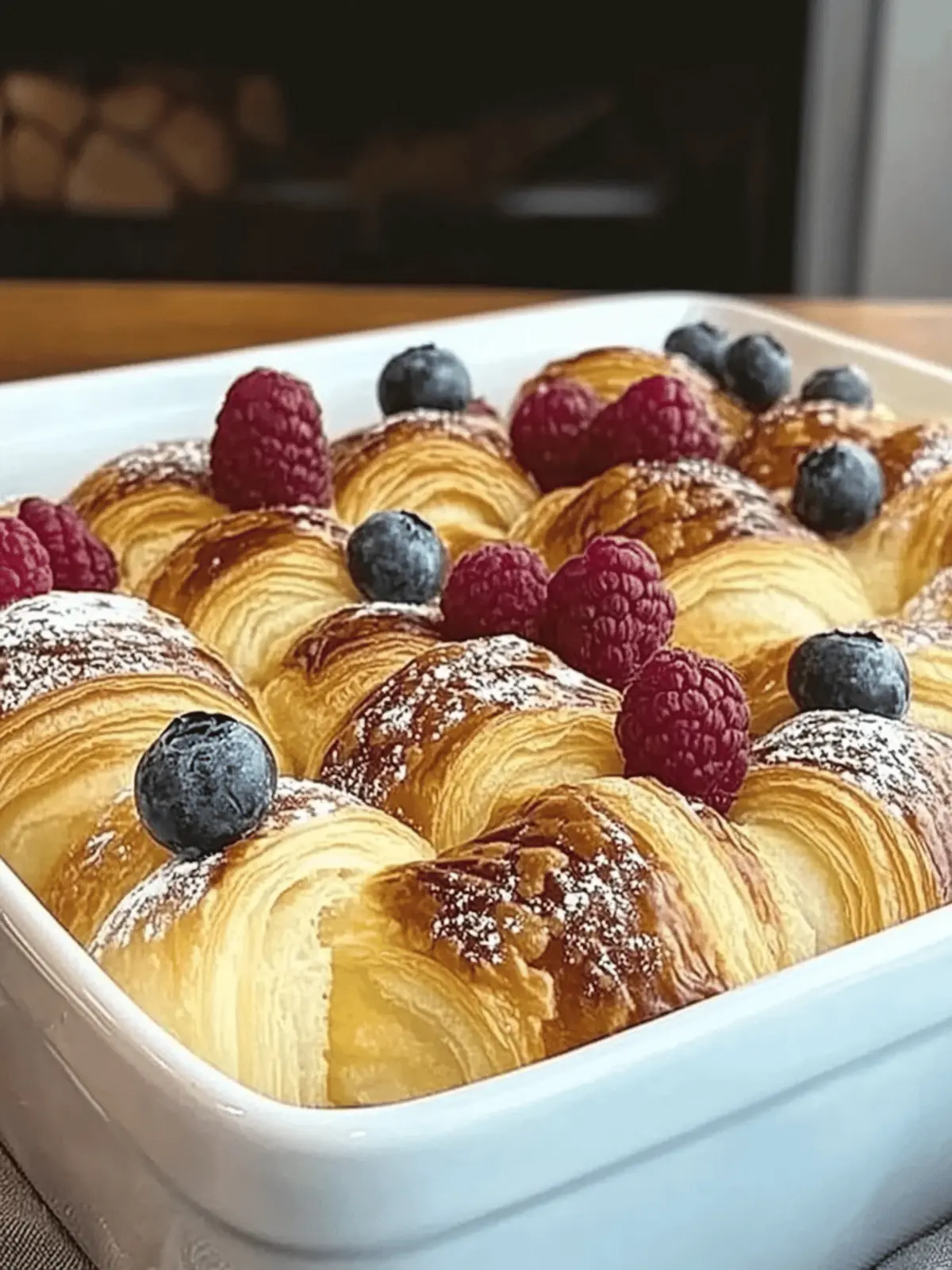 Himmlischer Croissant-Auflauf