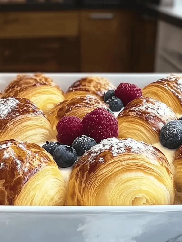 Himmlischer Croissant-Auflauf