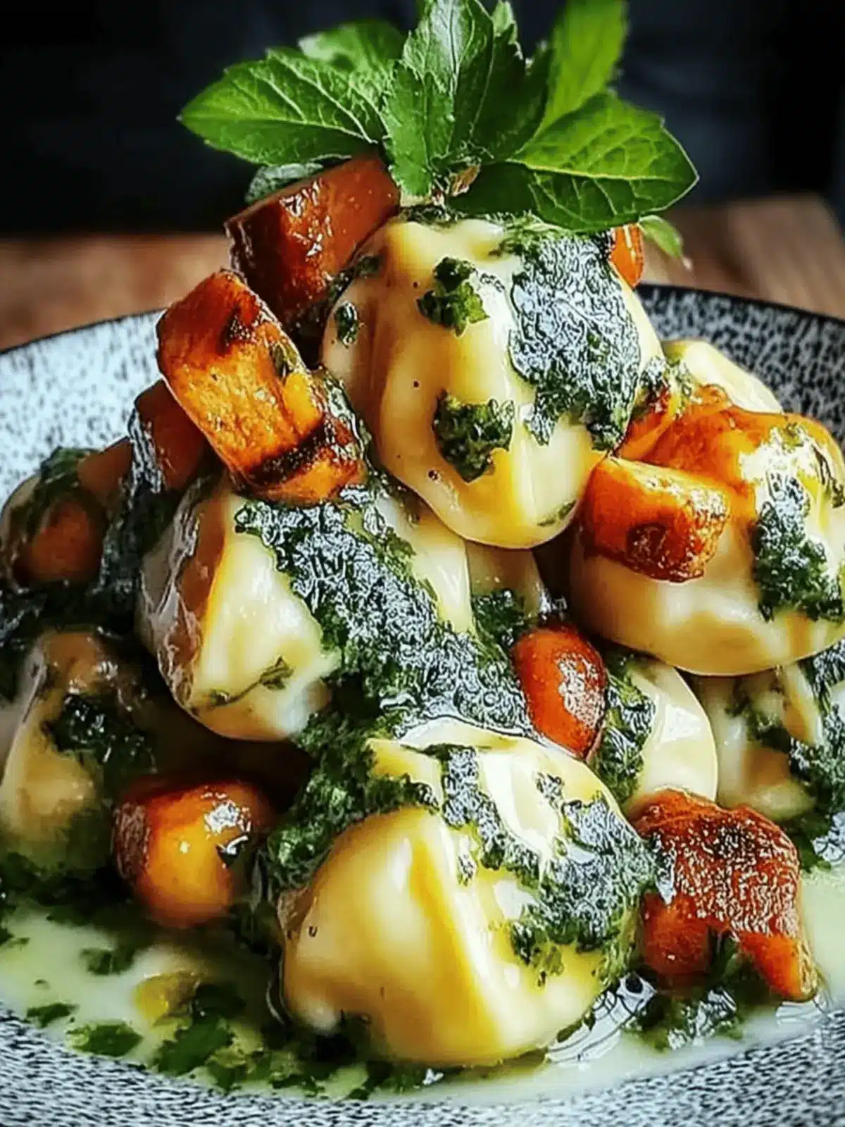 Spinatknödel mit Pilzragout: Herzhaft & Vegetarisch 5 Spinatknödel mit Pilzragout