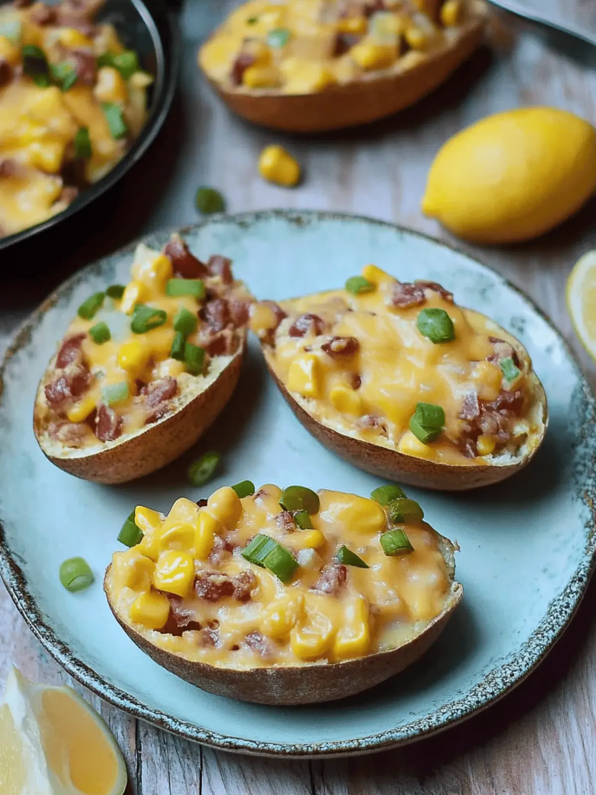 Gefüllte Ofenkartoffeln | vegan, glutenfrei, gesund