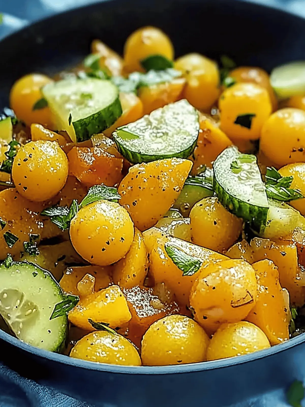 Zucchini und Kichererbsen Pfanne