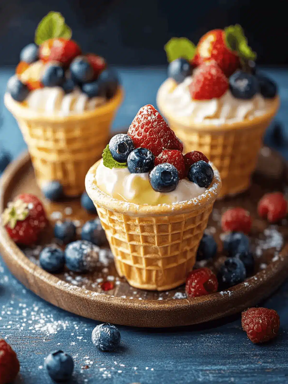 Kuchen im Waffelbecher – Der süße Partysnack 3 Kuchen im Waffelbecher