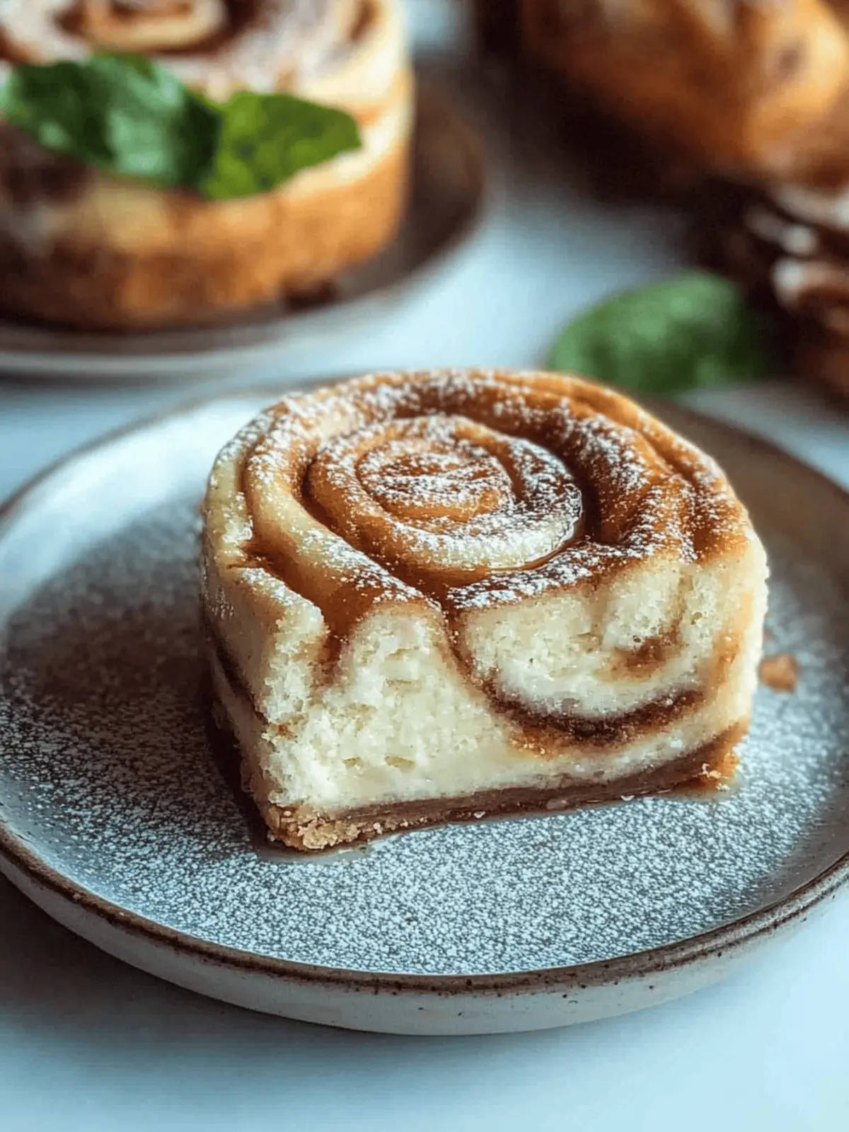 Zimtschnecken-Käsekuchen