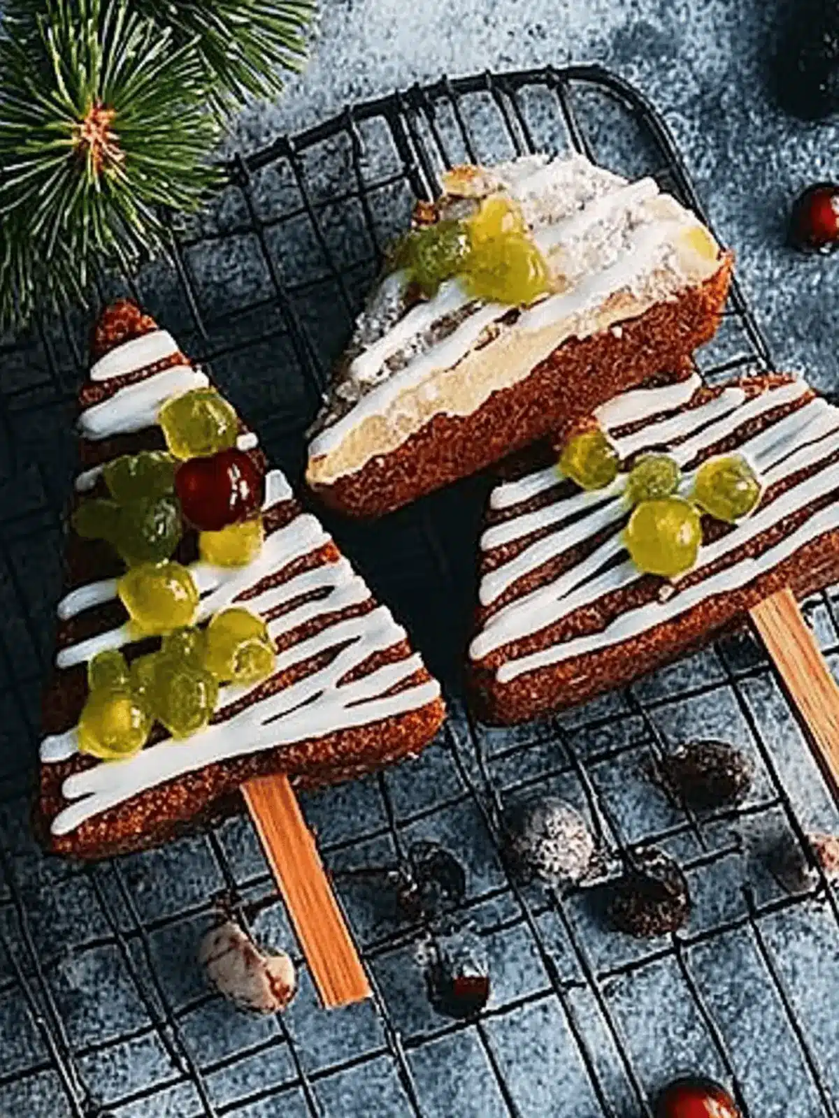 Tannenbaum-Brownies für festlichen Genuss 4 Tannenbaum-Brownies