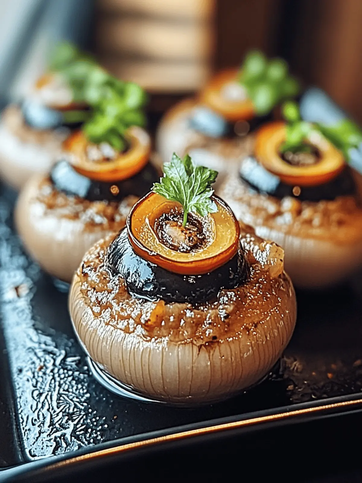 Gefüllte Pilzaugen für Eure Halloweenfeier 4 Gefüllte Pilzaugen