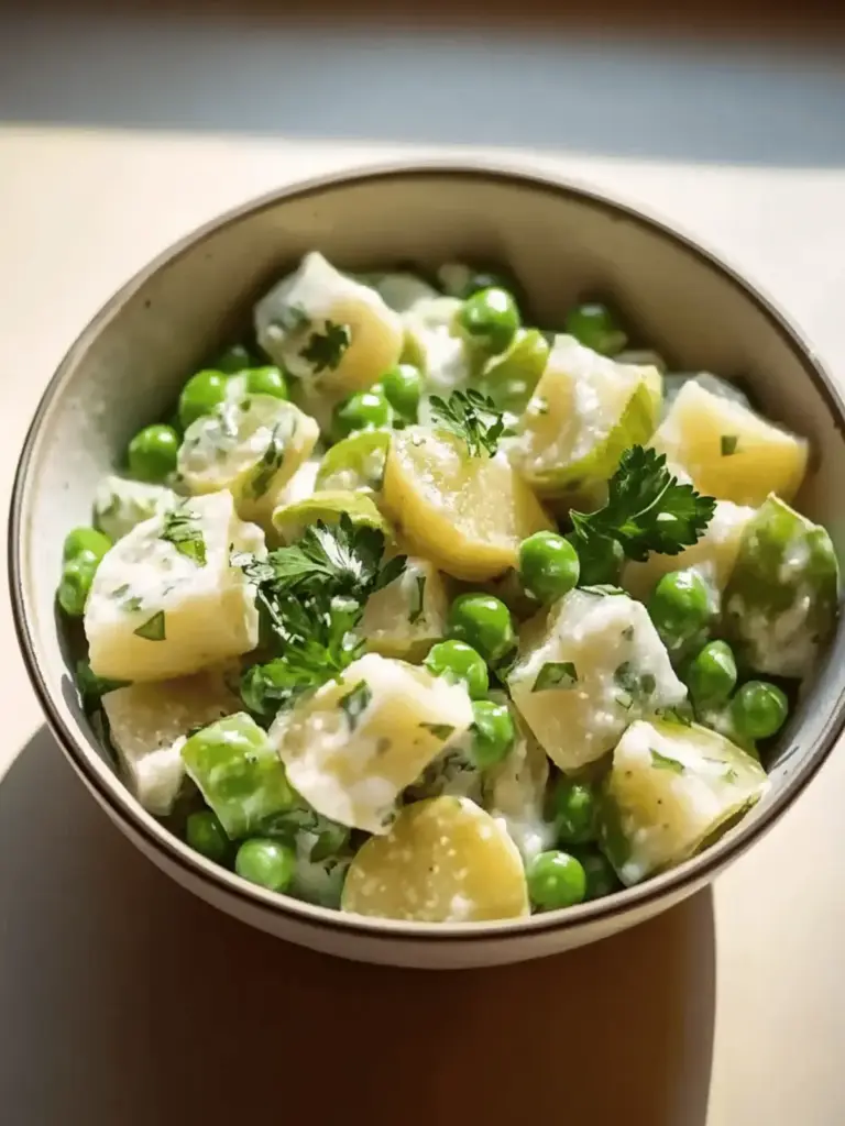 Omas Kohlrabi mit Erbsen