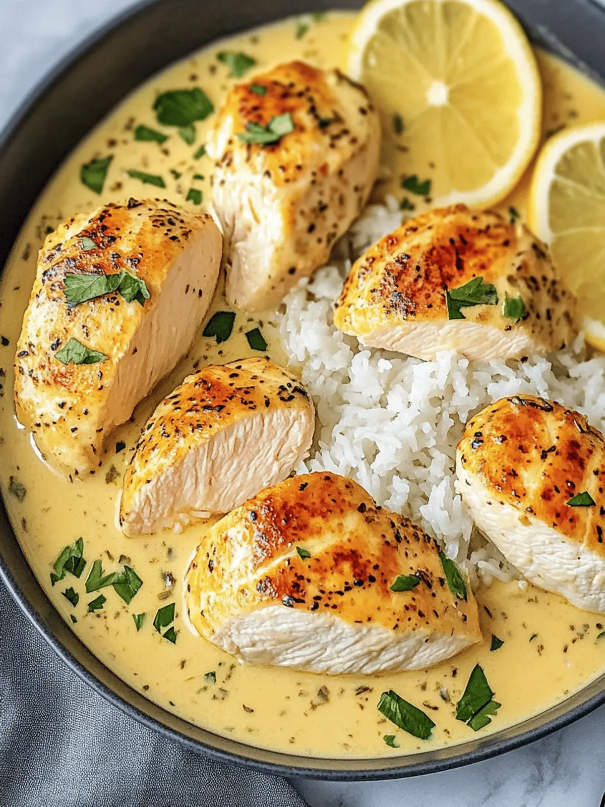 Cremige Hähnchen mit Honig und Senf für Eilige 2 Cremeartige Hähnchen mit Honig und Senf