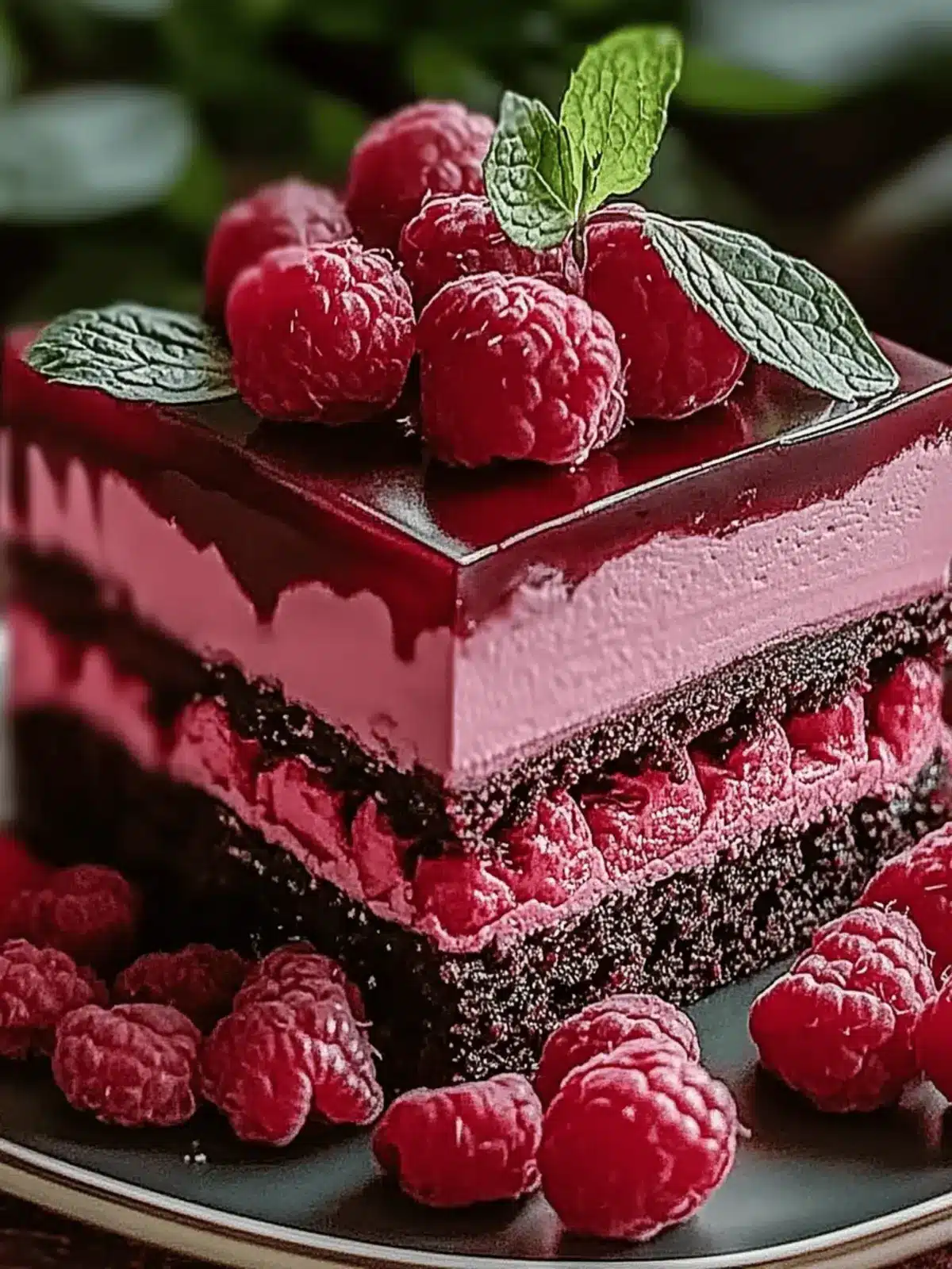 Himmlische Himbeere Schokolade