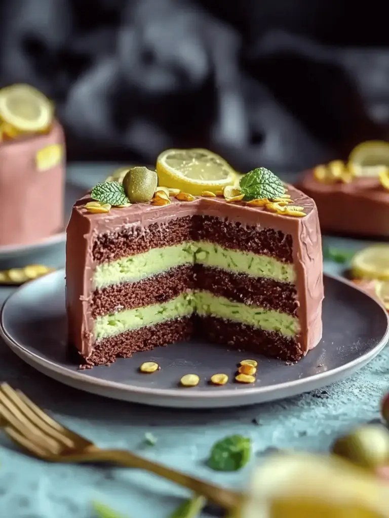 Schokoladenpistazienkuchen