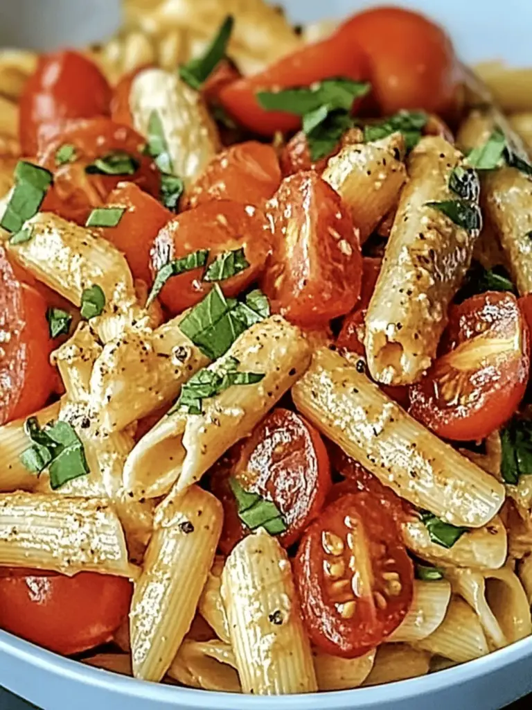 Bruschetta Hähnchen Pasta