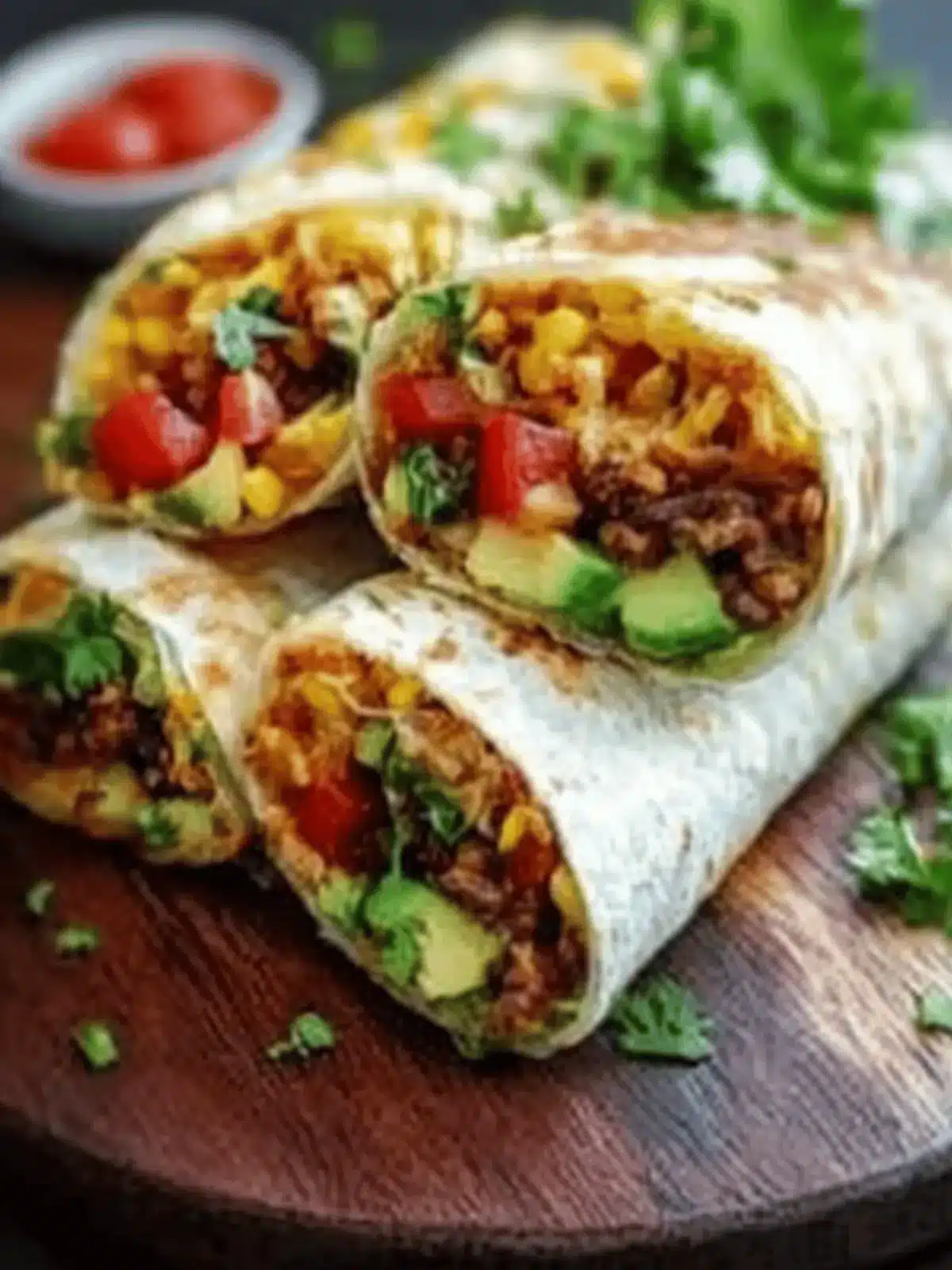 10-Minuten Vegane Burrito-Wraps