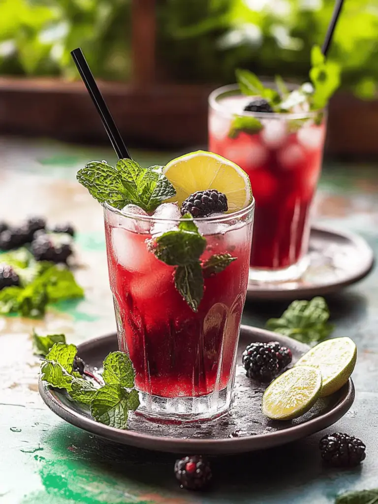 Schwarzbeer Mojito