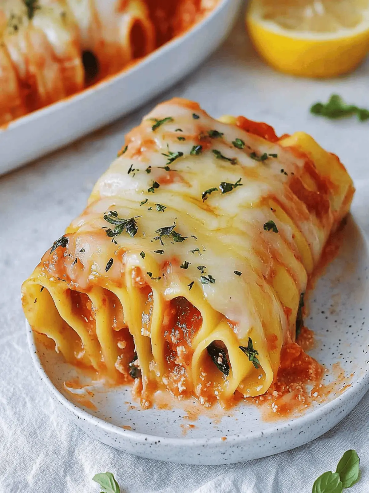 Vegane Lasagne-Rollen für ein gesundes Abendessen 2 Vegane Lasagne-Rollen