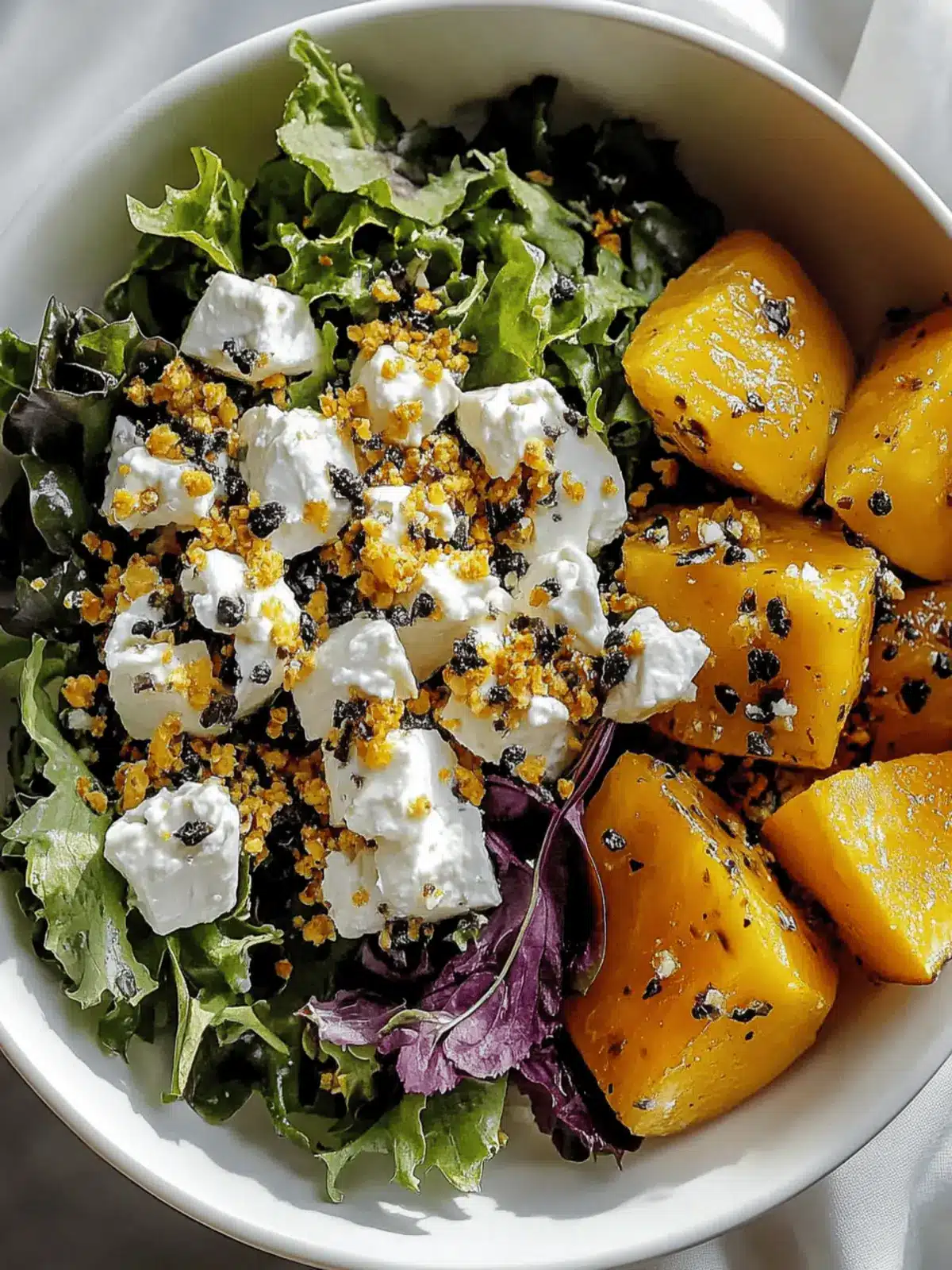 Herbstschüssel mit Ziegenkäse – Veganer Genuss pur 2 Herbstschüssel mit Ziegenkäse