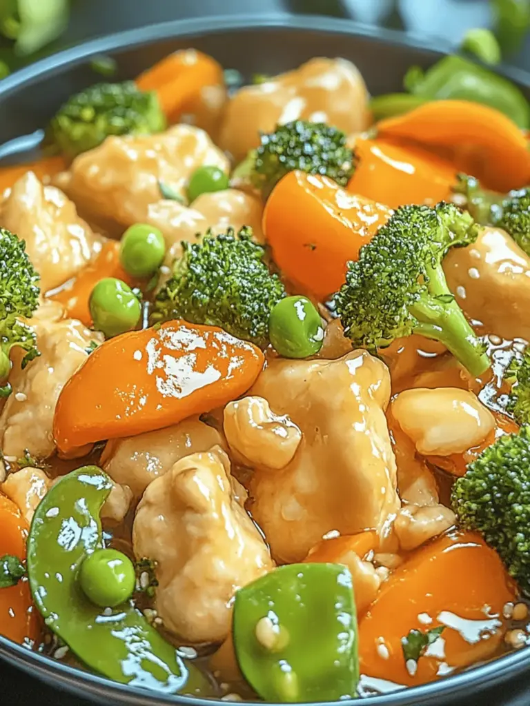 Gemüsepfanne mit Hähnchen