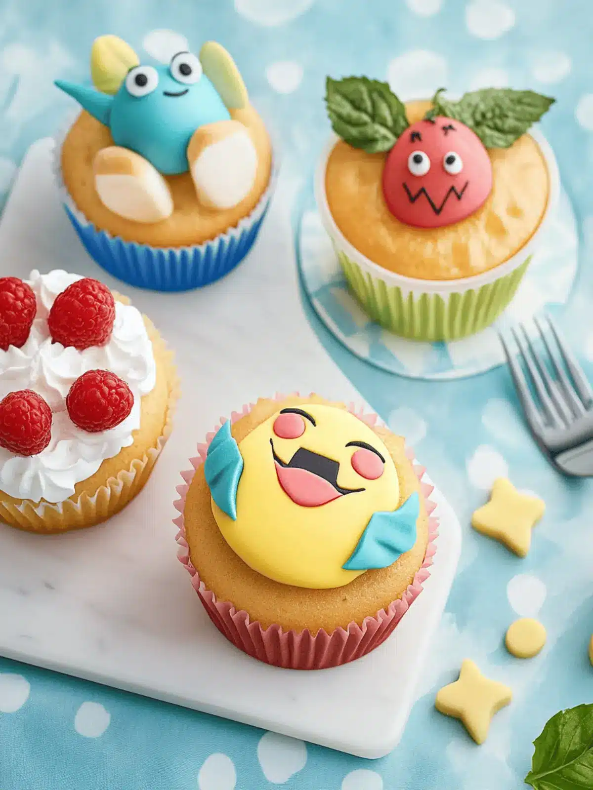 Kreatives Pokémon Cupcake für die nächste Party 3 Kreatives Pokémon Cupcake