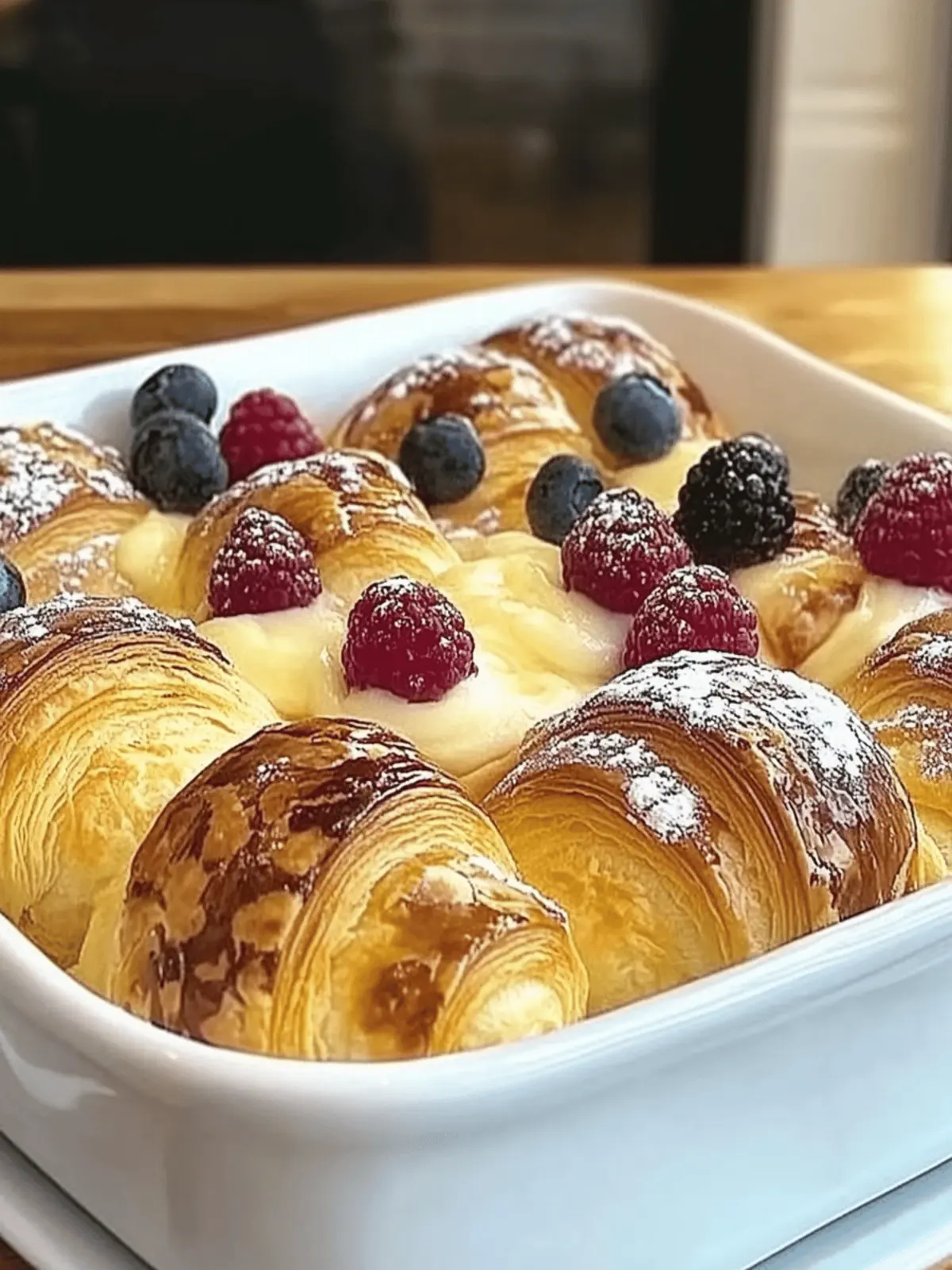 Himmlischer Croissant-Auflauf