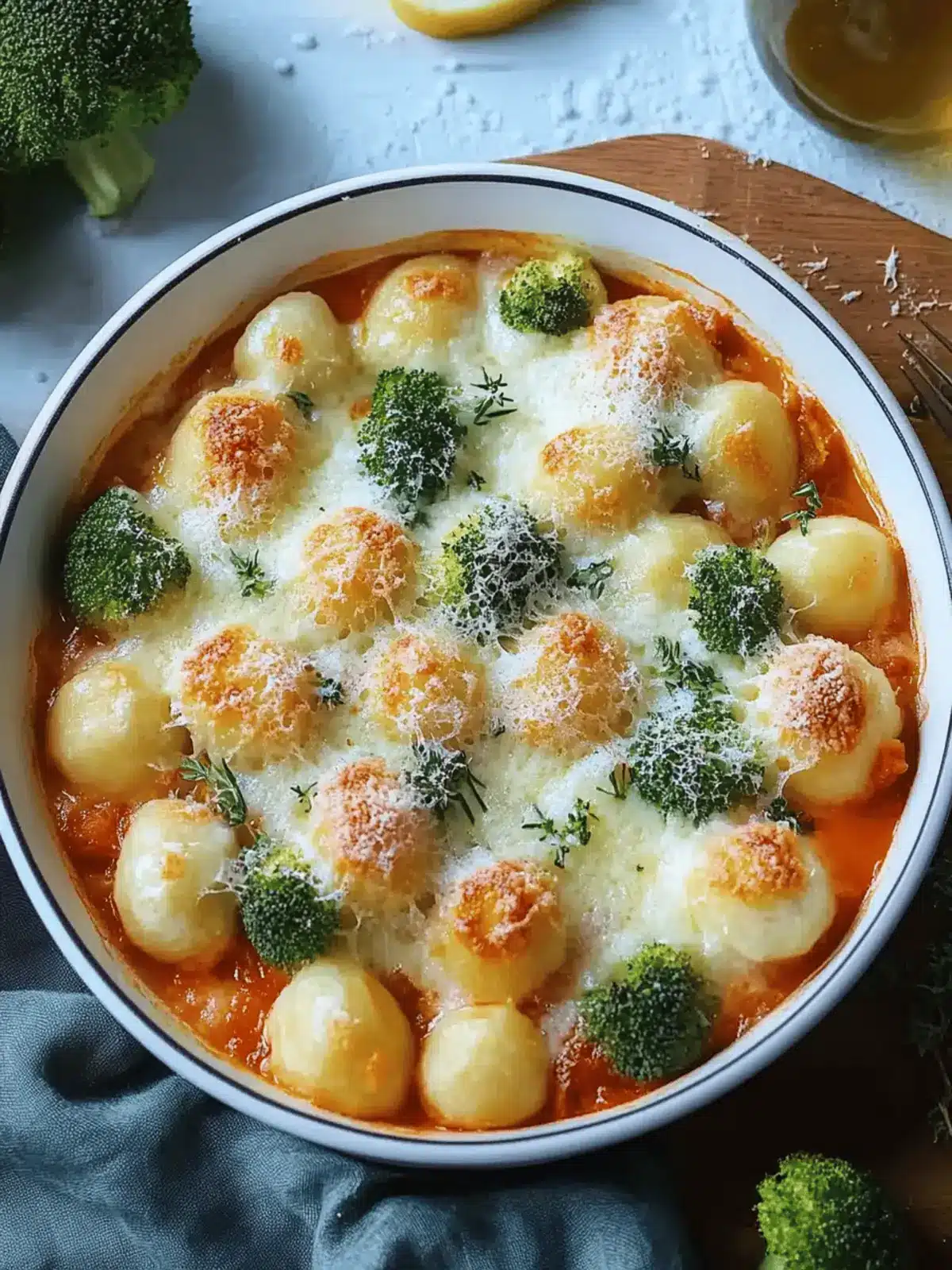 Gnocchi-Auflauf mit Brokkoli für den perfekten Genuss 4 Gnocchi-Auflauf mit Brokkoli