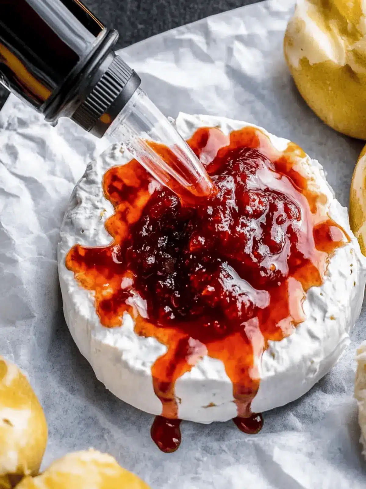 Halloween Blutige Gebackene Brie