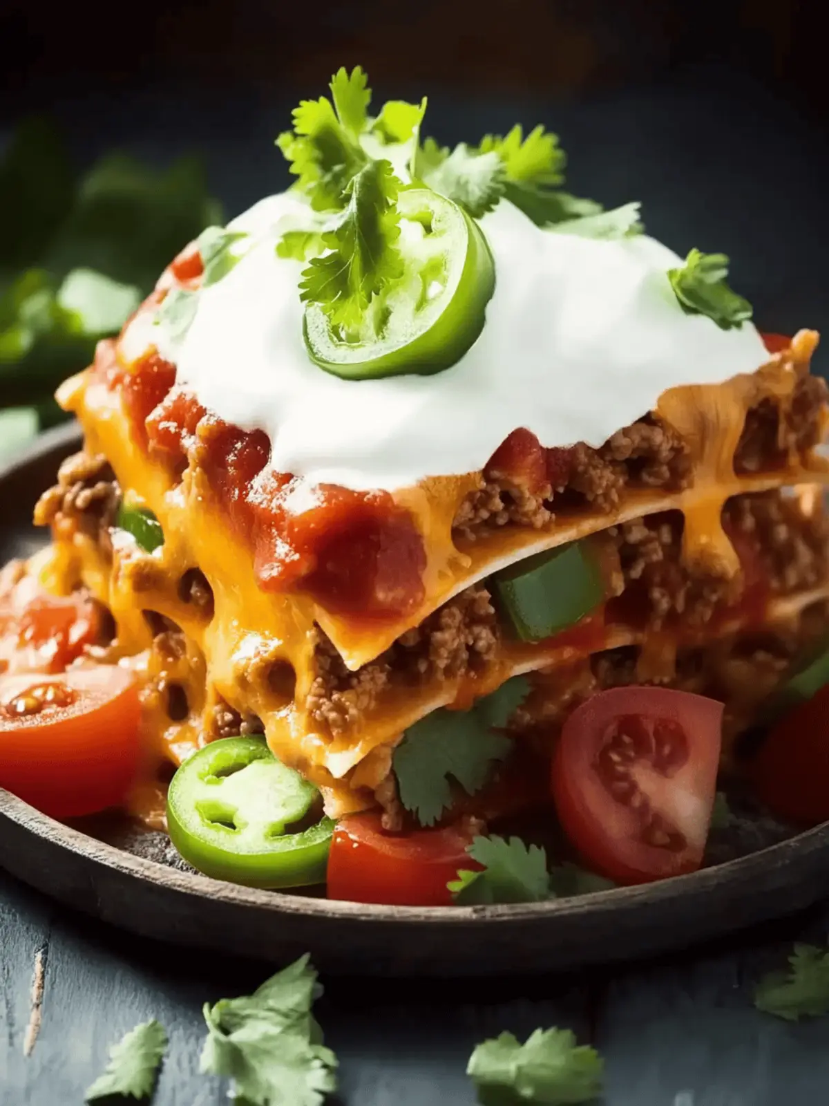 Leckere Burrito-Auflaufform