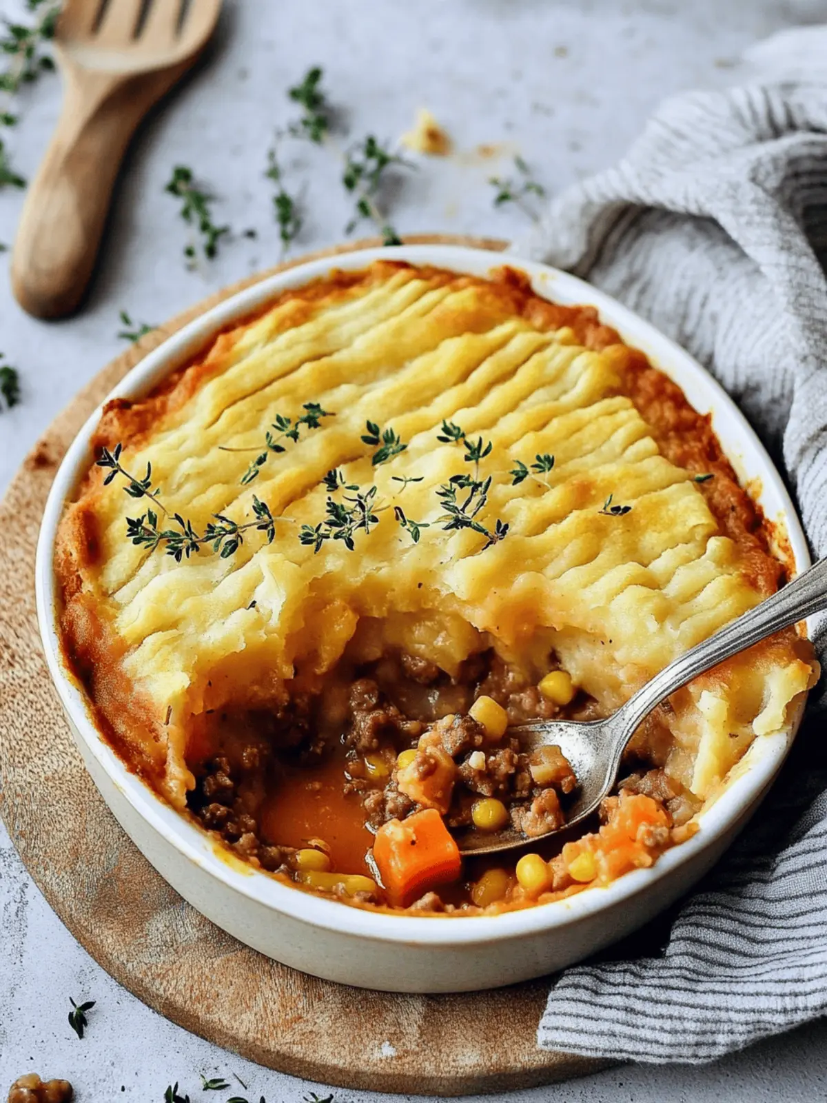 Veganer Shepherd's Pie mit Linsen