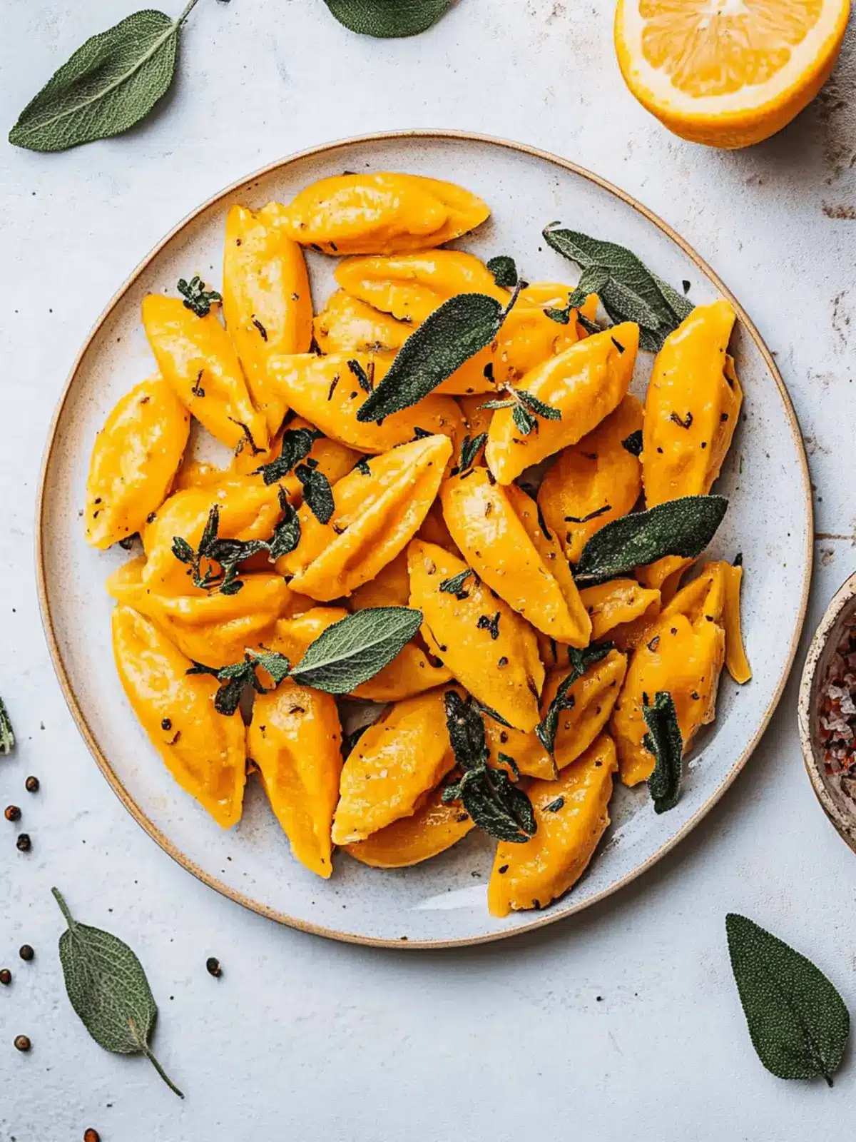 Kürbis Scherennudeln mit Salbei und Chili verzaubern 2 Kürbis Scherennudeln