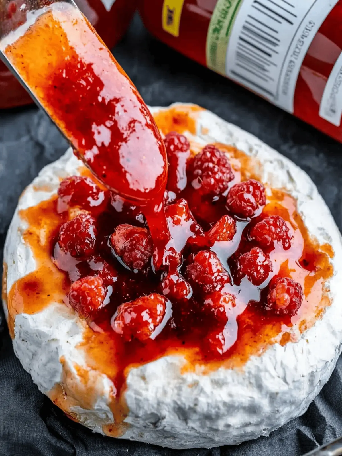 Halloween Blutige Gebackene Brie