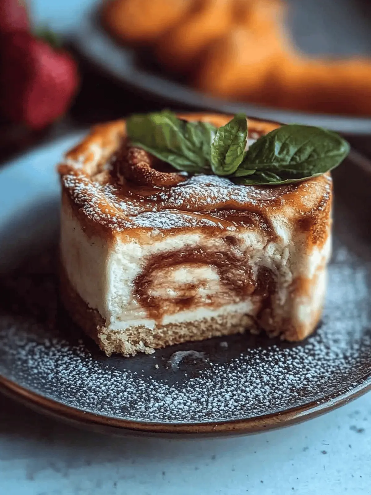 Zimtschnecken-Käsekuchen