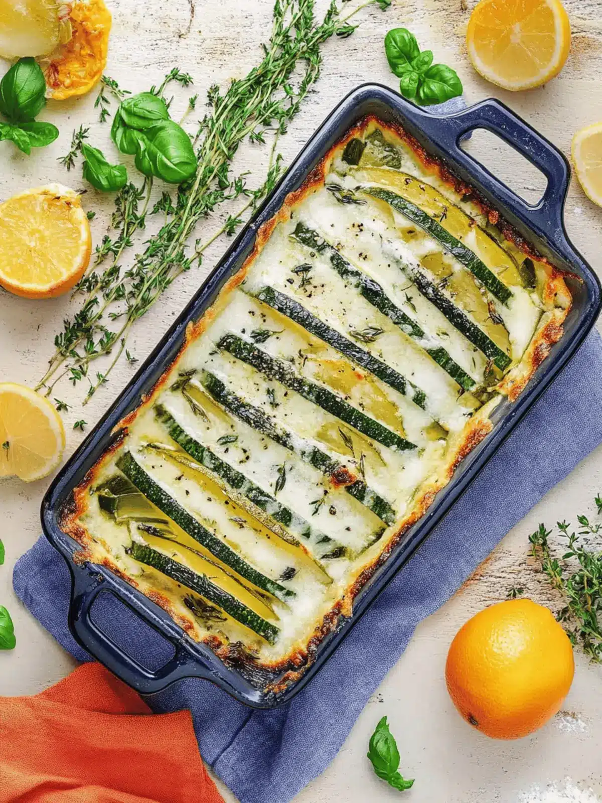 Kartoffel- und Zucchini-Auflauf