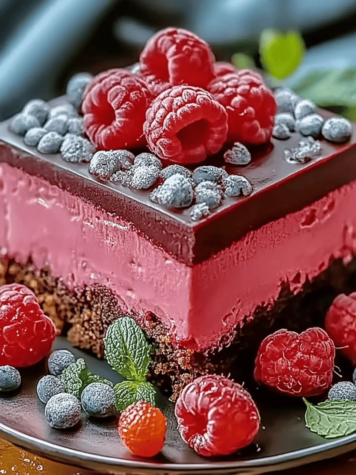 Himmlische Himbeere Schokolade