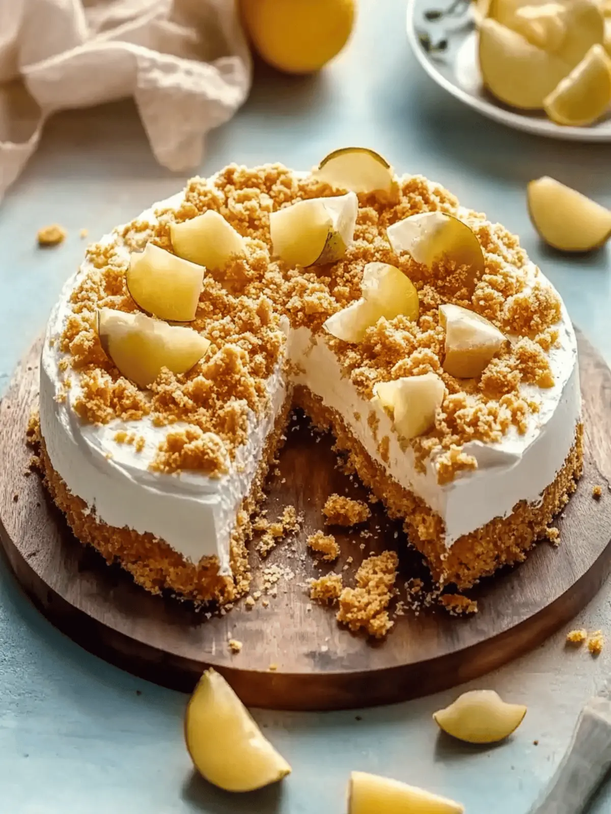 Apfelkrümel-Käsekuchen – Einfaches Dessert für Jeden 2 Apfelkrümel-Käsekuchen