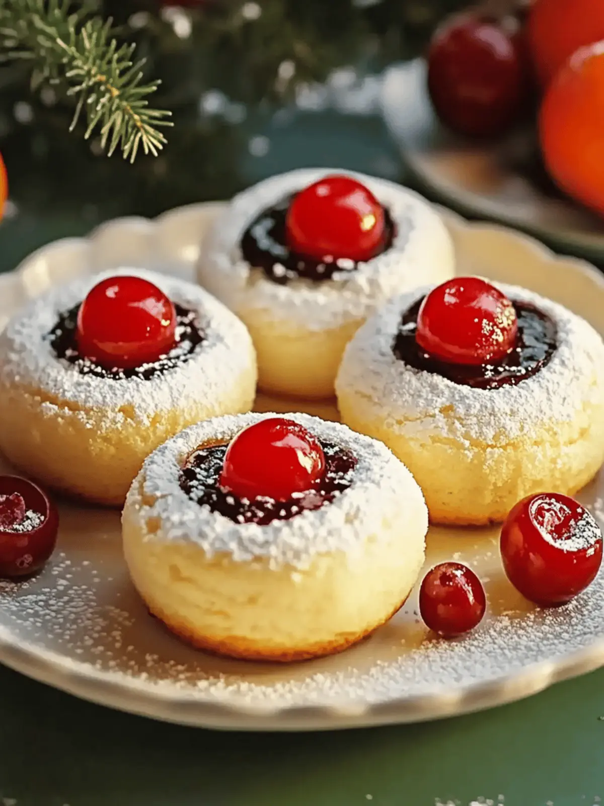 Weihnachts-Maraschino-Kirsch-Shortbread-Kekse für Festtage 4 Weihnachts-Maraschino-Kirsch-Shortbread-Kekse