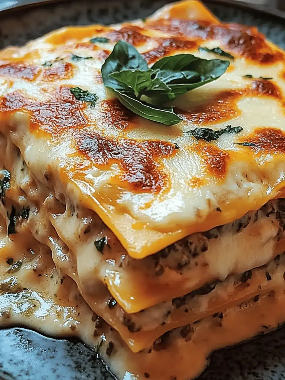 Cremige Spinat- und Pilzlasagne für Genuss-Momente 4 Cremige Spinat- und Pilzlasagne