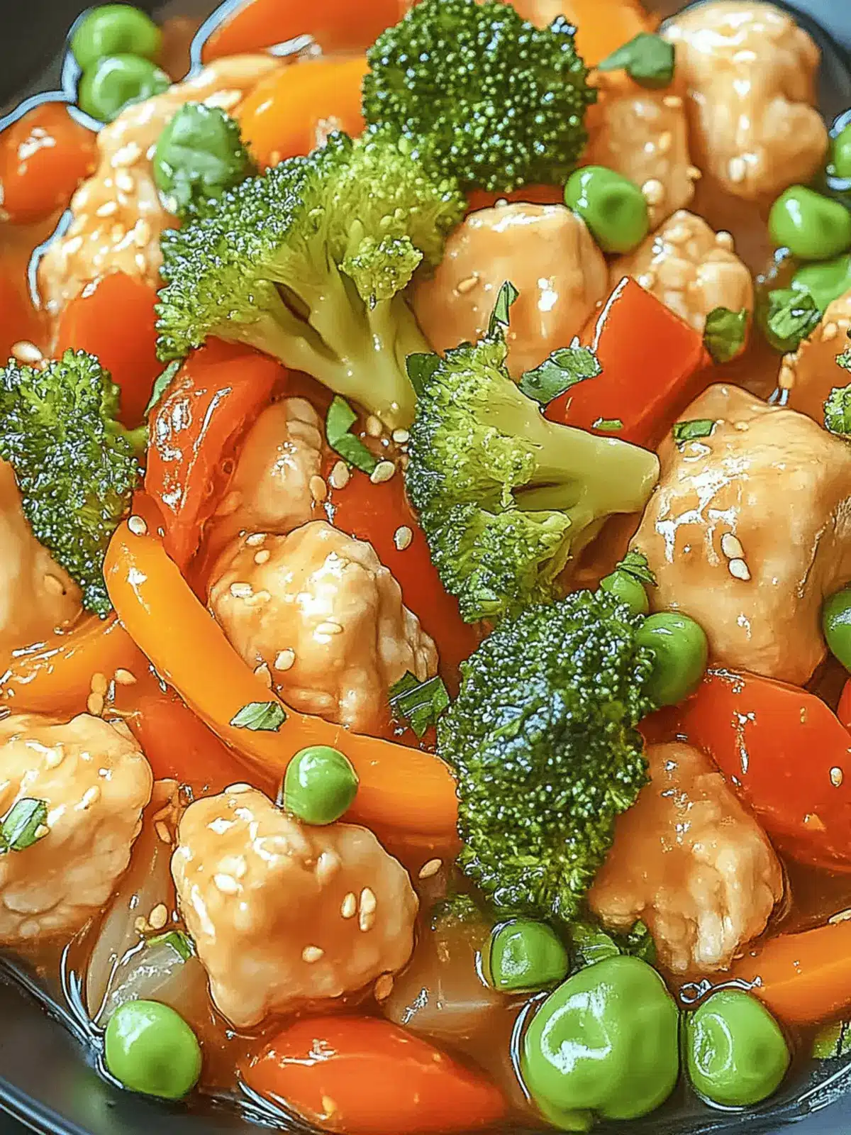 Gesunde Gemüsepfanne mit Hähnchen für jeden Tag 4 Gemüsepfanne mit Hähnchen