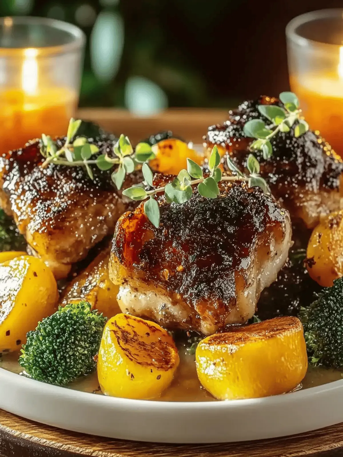 Ahornsirup-glasierte Hähnchen und Kürbisdelikatesse 4 Ahornsirup-glasierte Hähnchen und Kürbisdelikatesse