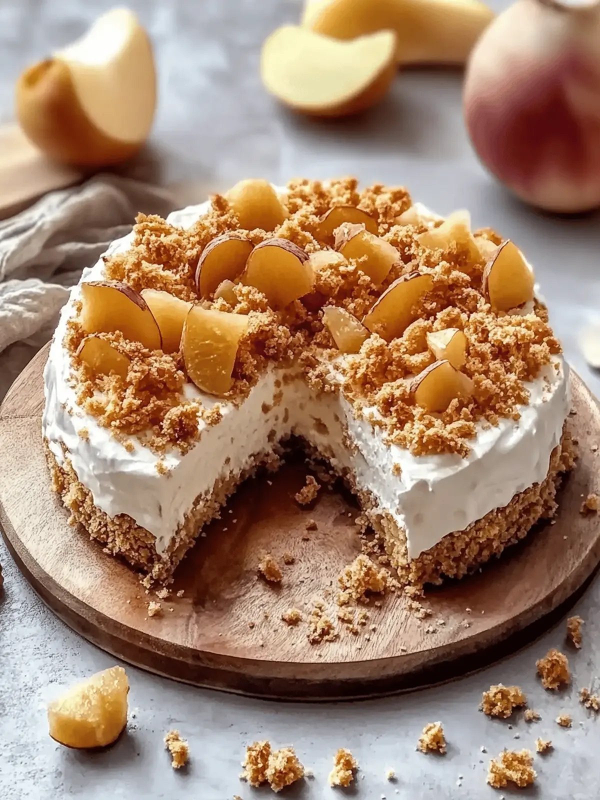 Apfelkrümel-Käsekuchen – Einfaches Dessert für Jeden 4 Apfelkrümel-Käsekuchen