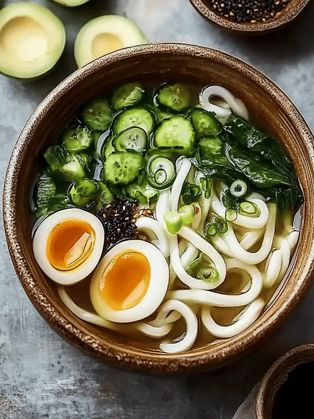 Zwei Arten von Udon-Nudelsuppen für jeden Geschmack 5 Zwei Arten von Udon-Nudelsuppen