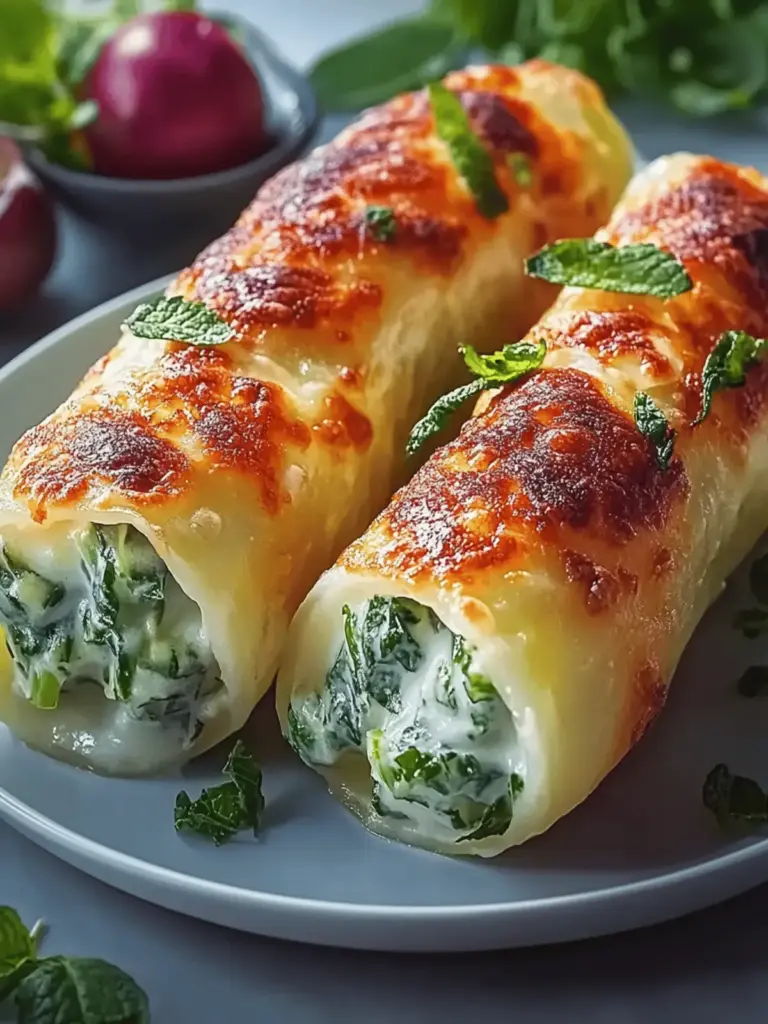 Kartoffeltaschen mit Spinat-Frischkäse