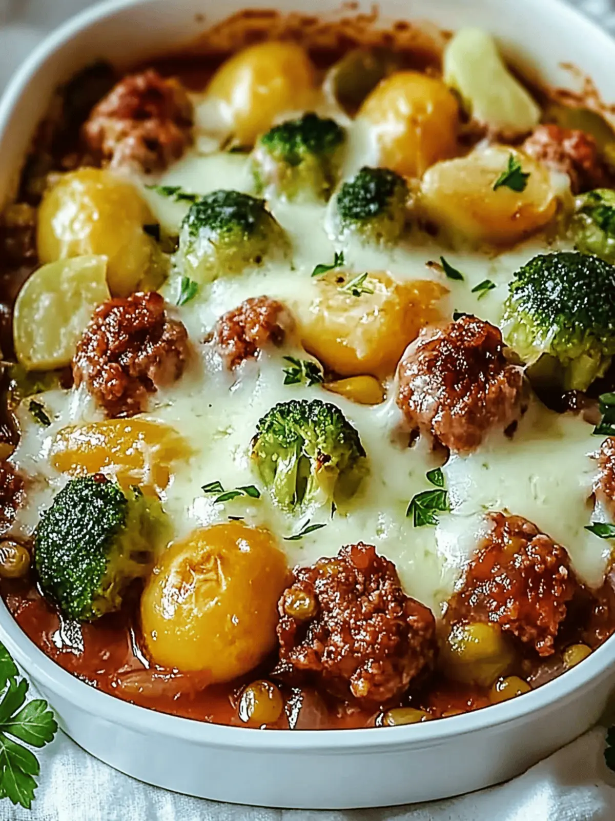 Rosenkohlauflauf mit Hackfleisch