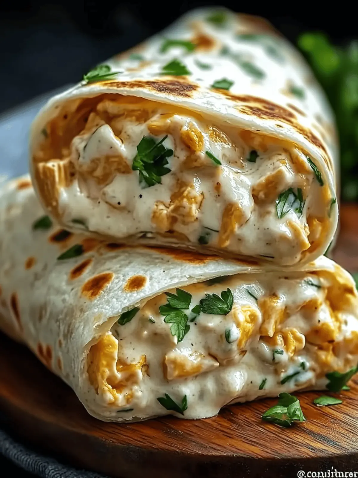Schnelle Käse- und Knoblauch-Hähnchen-Wraps für jeden Tag 5 Schnelle Käse- und Knoblauch-Hähnchen-Wraps