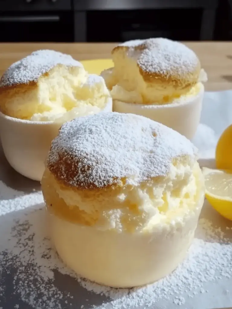 Quarkmuffins mit Vanillepudding