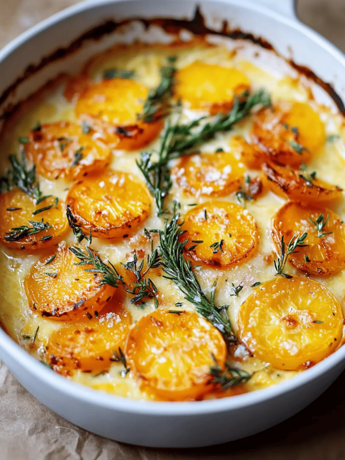 Cremiger Kürbis- und Kartoffelauflauf für die ganze Familie 3 Cremiger Kürbis- und Kartoffelauflauf