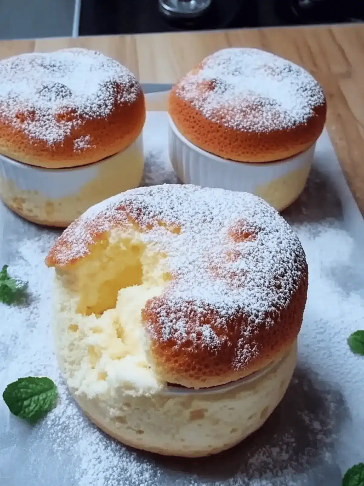 Quarkmuffins mit Vanillepudding schnell gemacht 4 Quarkmuffins mit Vanillepudding