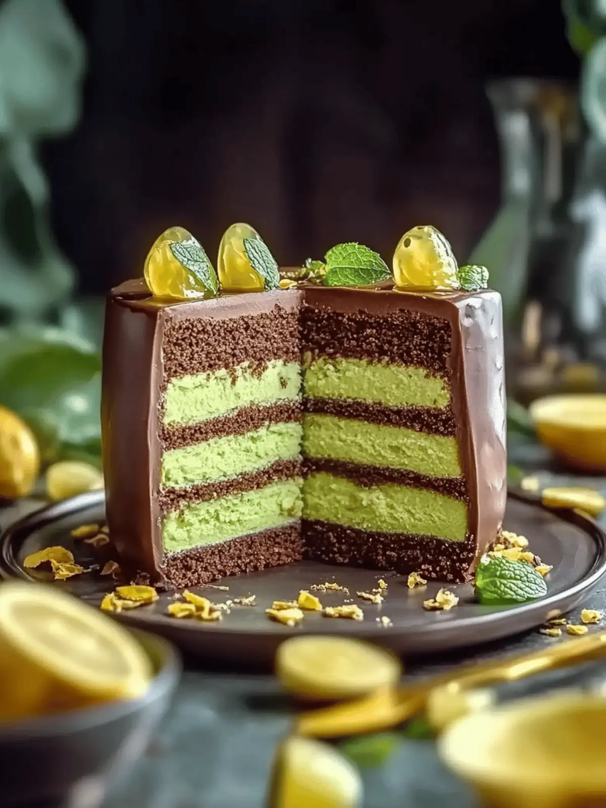 Schokoladenpistazienkuchen – Einfach himmlisch lecker 3 Schokoladenpistazienkuchen