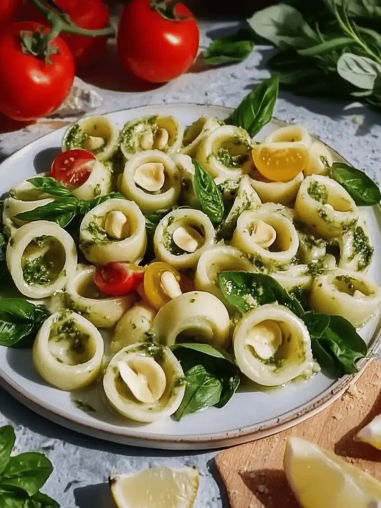 Italienischer Tortellini-Salat mit Pesto