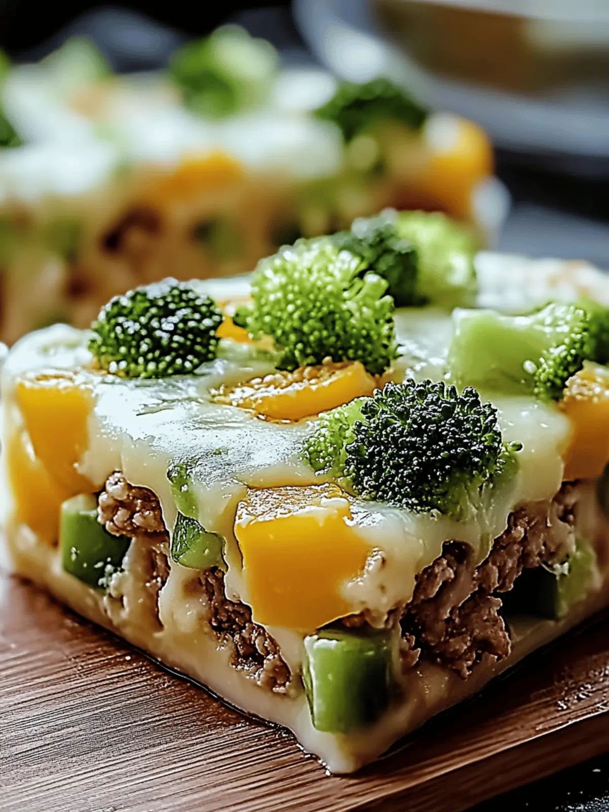 Fitness-Auflauf mit Brokkoli und Hackfleisch