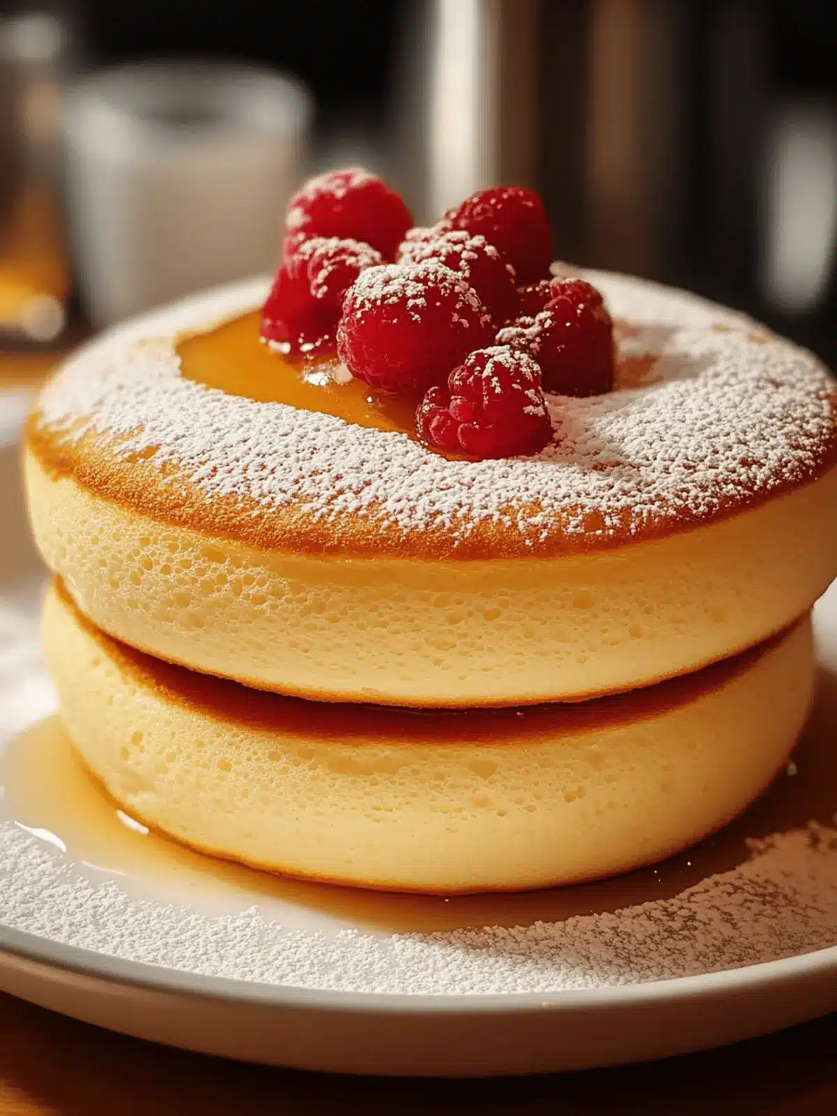 Fluffige japanische Soufflé-Pfannkuchen ganz einfach machen 3 Fluffige japanische Soufflé-Pfannkuchen