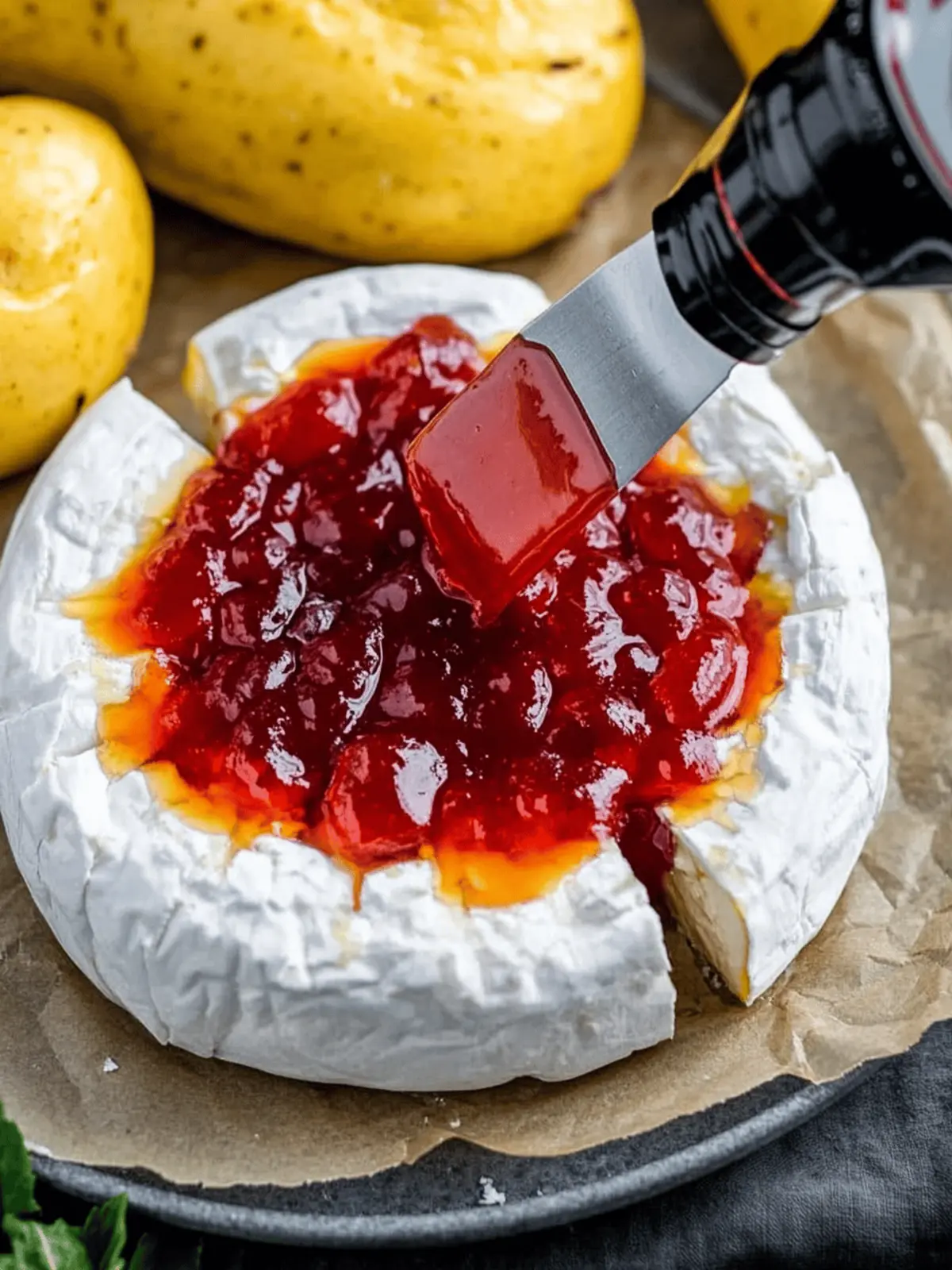 Halloween Blutige Gebackene Brie