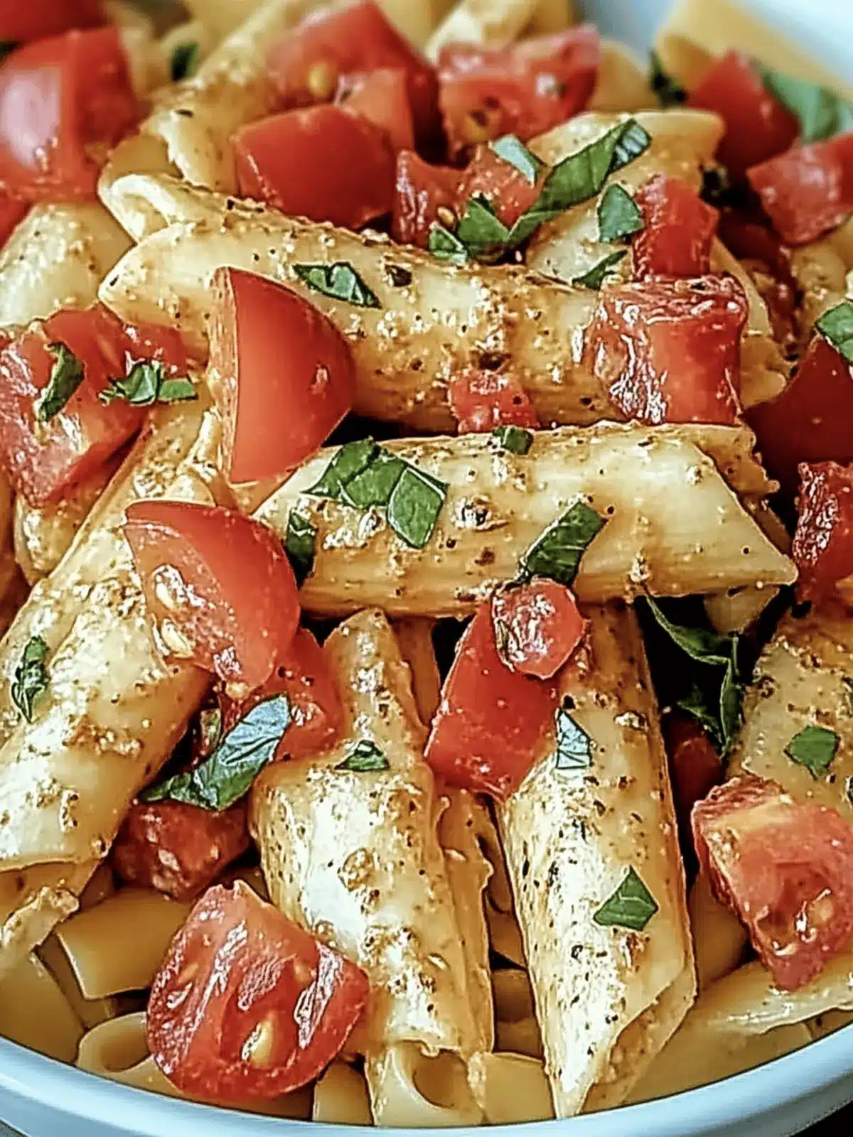 Bruschetta Hähnchen Pasta