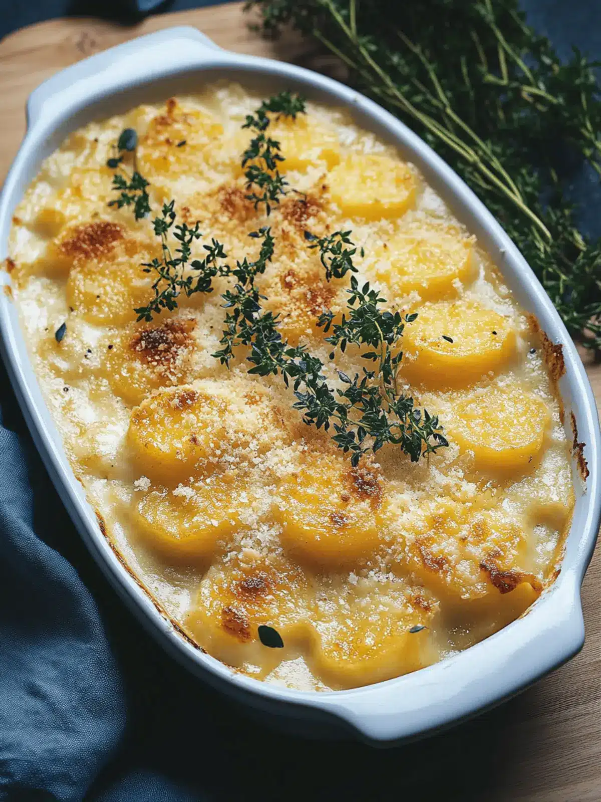 Kohlrabi- und Kartoffelauflauf mit knuspriger Kruste 2 Kohlrabi- und Kartoffelauflauf